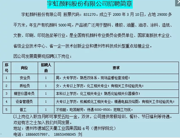 德州招聘网最新招聘,德州招聘网最新招聘——求职全流程指南