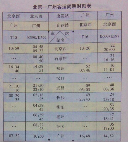 K653次列车时刻表最新更新通知